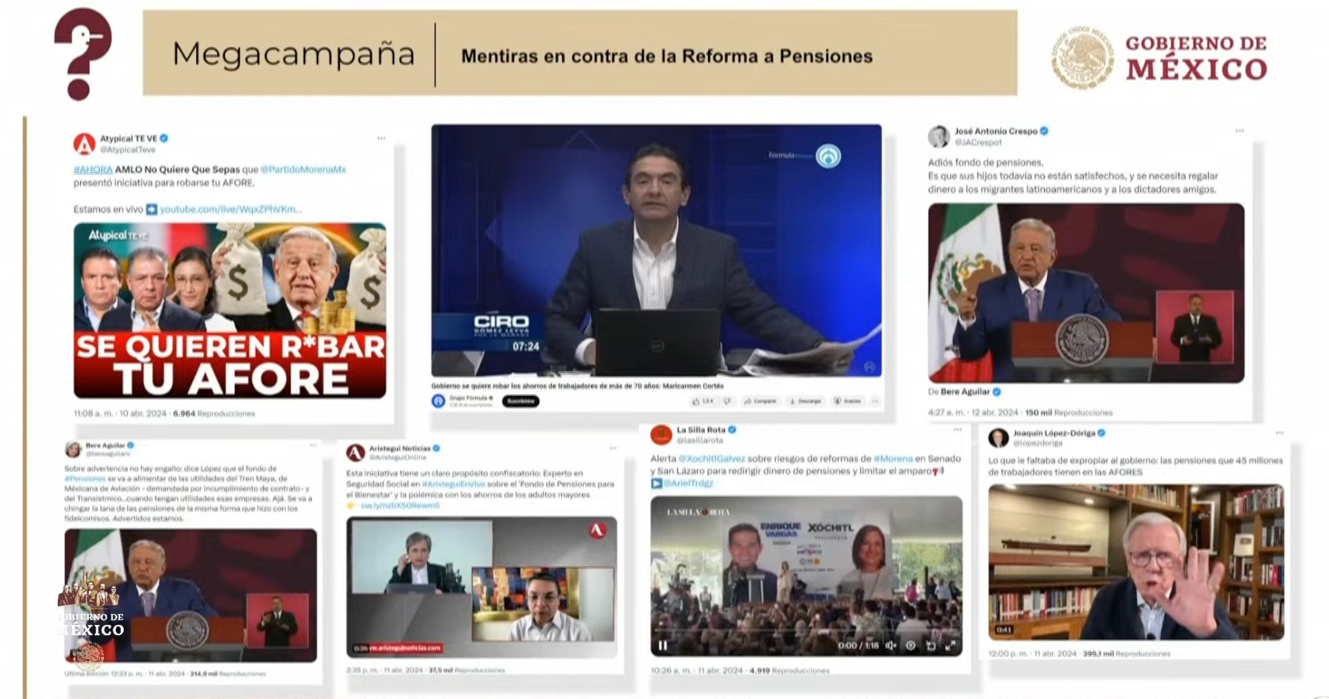 Mentiras de la semana del 17 de abril