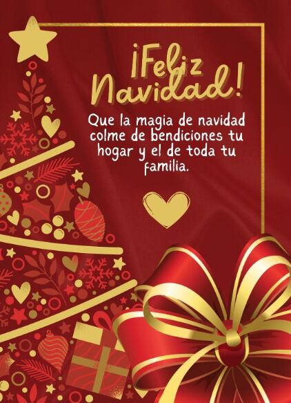 5 imágenes para desear ¡Feliz Navidad! a tu familia y amigos en Nochebuena