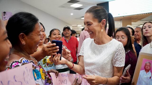 Claudia Sheinbaum, candidata a la presidencia de la república por la coalición Sigamos Haciendo Historia