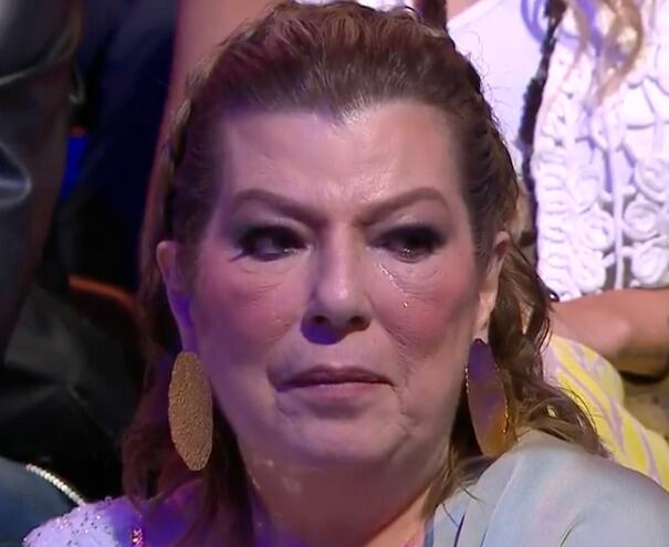 Margarita la Diosa de la Cumbia llora con la presentación de Caro Heredia
