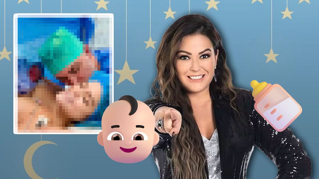 Mariana Echeverría recibió al nuevo integrante de su familia, mientras ella sigue embarazada