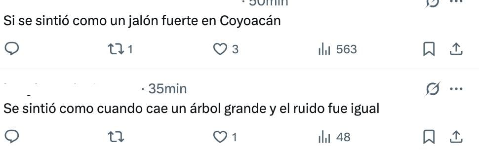 Testimonios del microsismo en Coyoacán del 10 de noviembre 2025