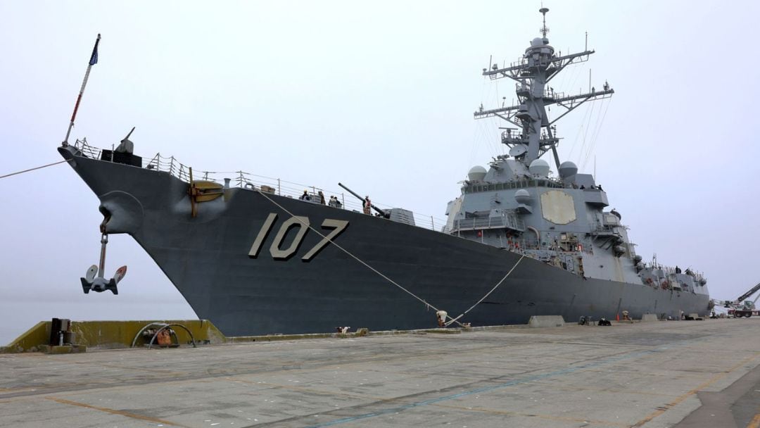 Barco destructor USS Gravely