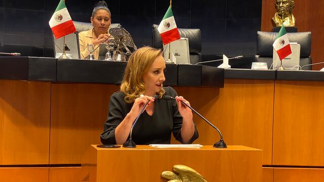 Cámara de Senadores: Claudia Ruiz Massieu reitera "no" del PRI al Ejército en las calles