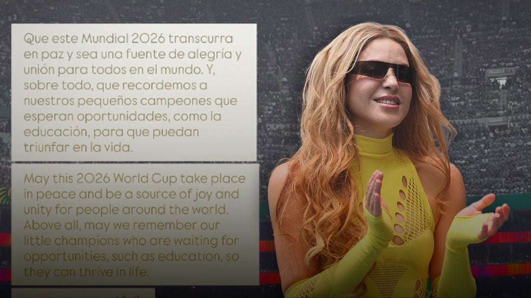 El emotivo mensaje de Shakira en la inauguración del Mundial 2026