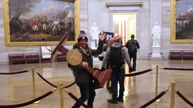 Atril de Nancy Pelosi