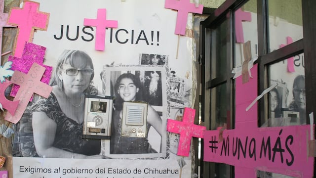 Marisela Escobedo. Protestas.