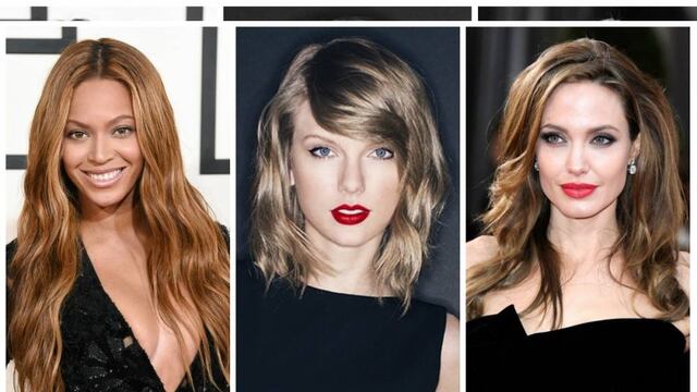 Beyoncé, Angelina Jolie, Taylor Swift