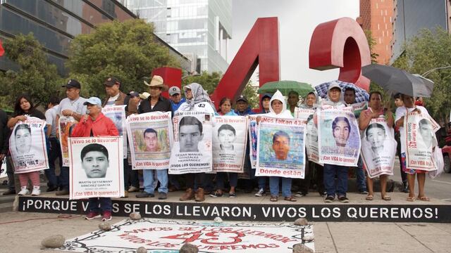 Manifestaciones por los 43 de Ayotzinapa