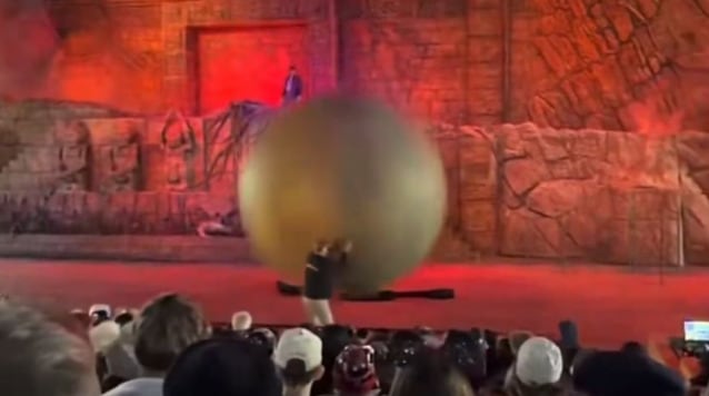 Falla en el show Indiana Jones