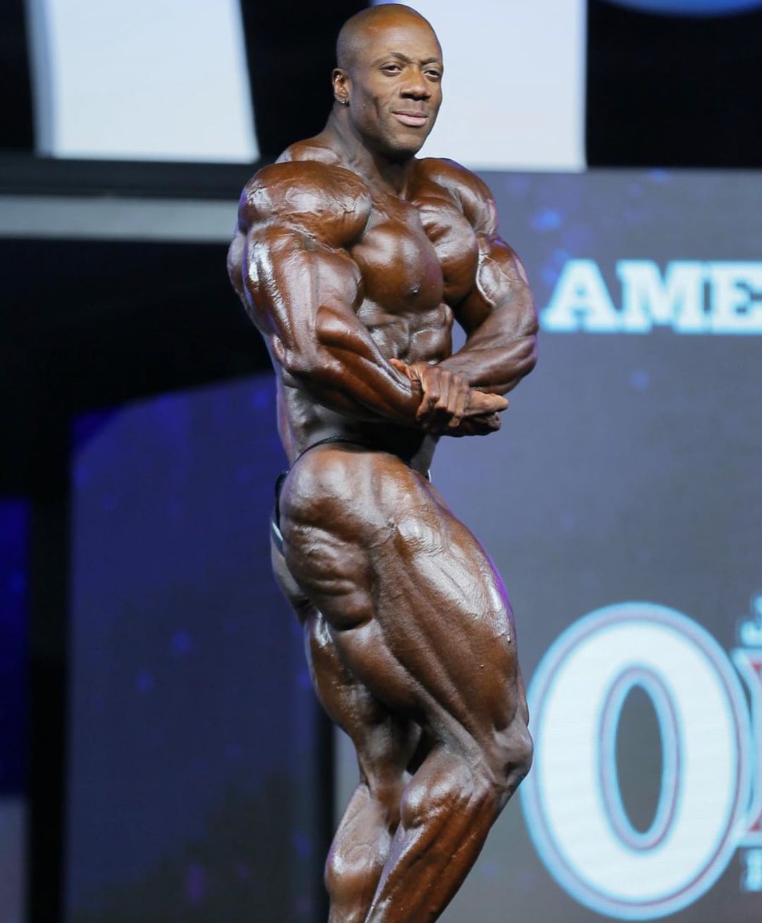 Shawn Rhoden, culturista campeón de Mr. Olympia