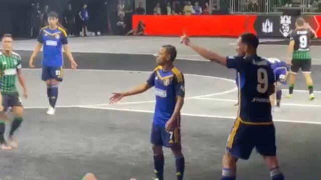 Entrada dura en la Kings League Américas