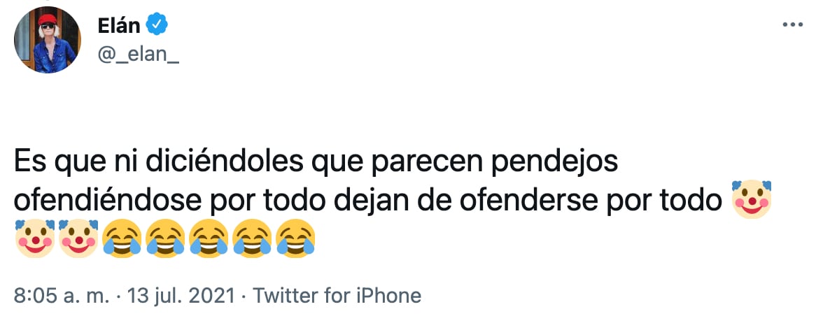 Respuesta a Elán