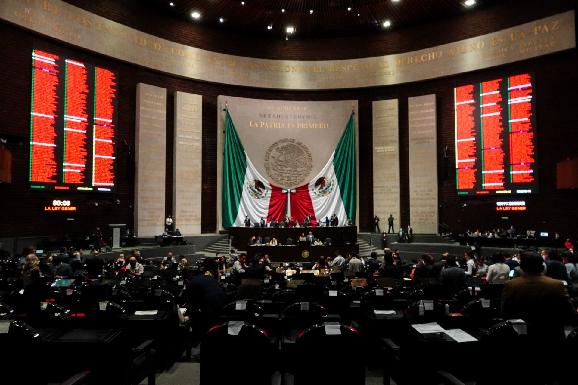 Cámara de Diputados en Sesión Solemne.