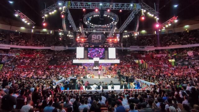 Claudia Sheinbaum, coordinadora de los Comités de Defensa de la 4T, se reunió con la militancia morenista en la CDMX
