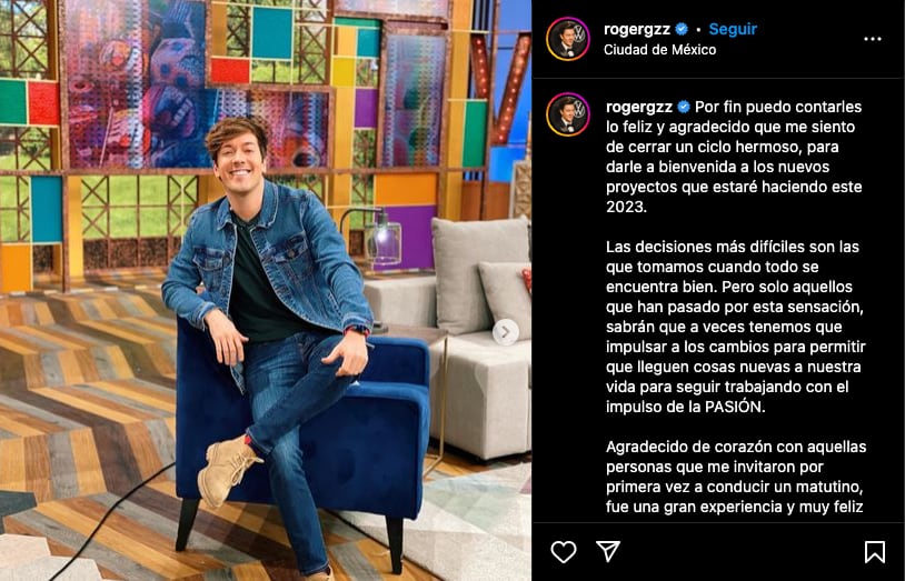 Roger González ya sabía que estaba fuera de Venga la Alegría