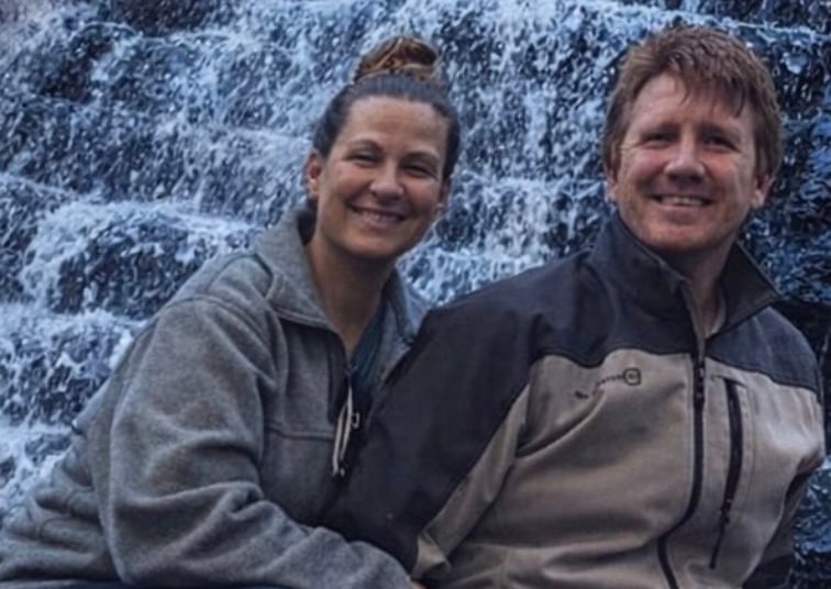 Christina Plante y su esposa, Shaun Hollon