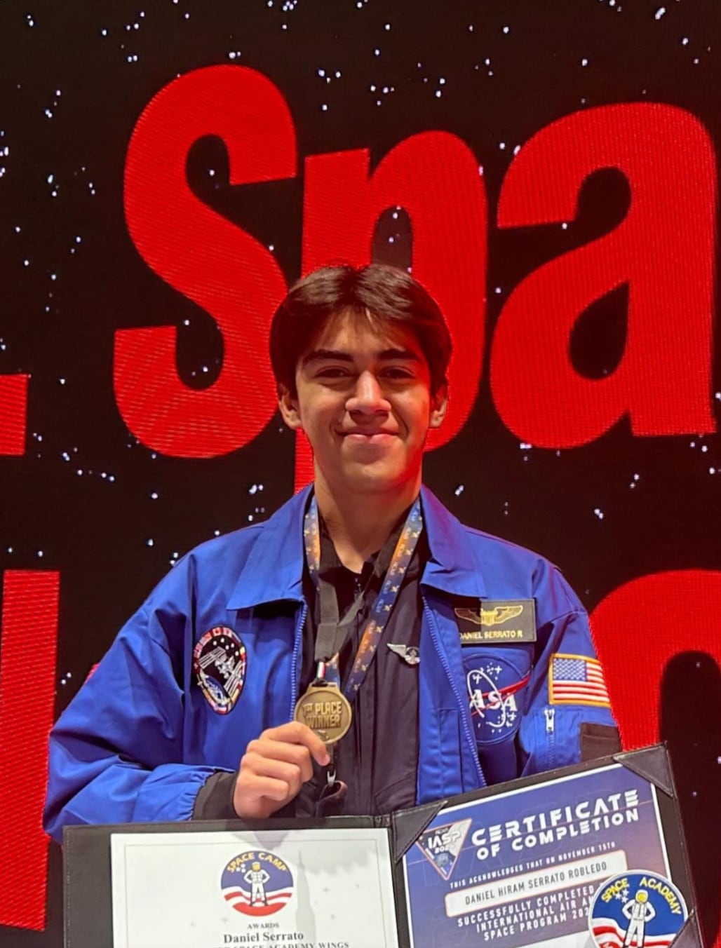 Daniel Serrato Robledo, mexicano ganó primer lugar en concurso de la NASA