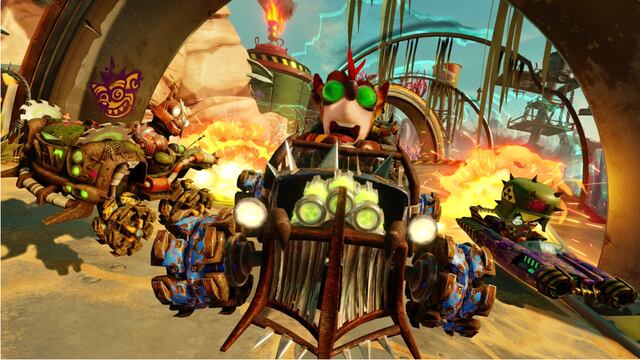 Rustland de Crash Team Racing Nitro-Fueled