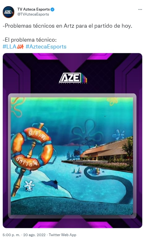 Memes por la inundación Artz Pedregal y suspensión de partida League of Legends