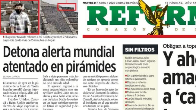 Teotihuacán y el sensacionalismo antimexicano del diario Reforma