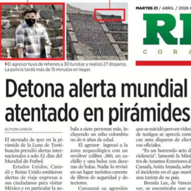 Teotihuacán y el sensacionalismo antimexicano del diario Reforma