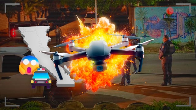 Atacan con drones a la unidad antisecuestros de la Fiscalía de Baja California