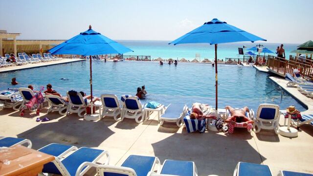 Zona hotelera de Cancún durante fiestas patrias