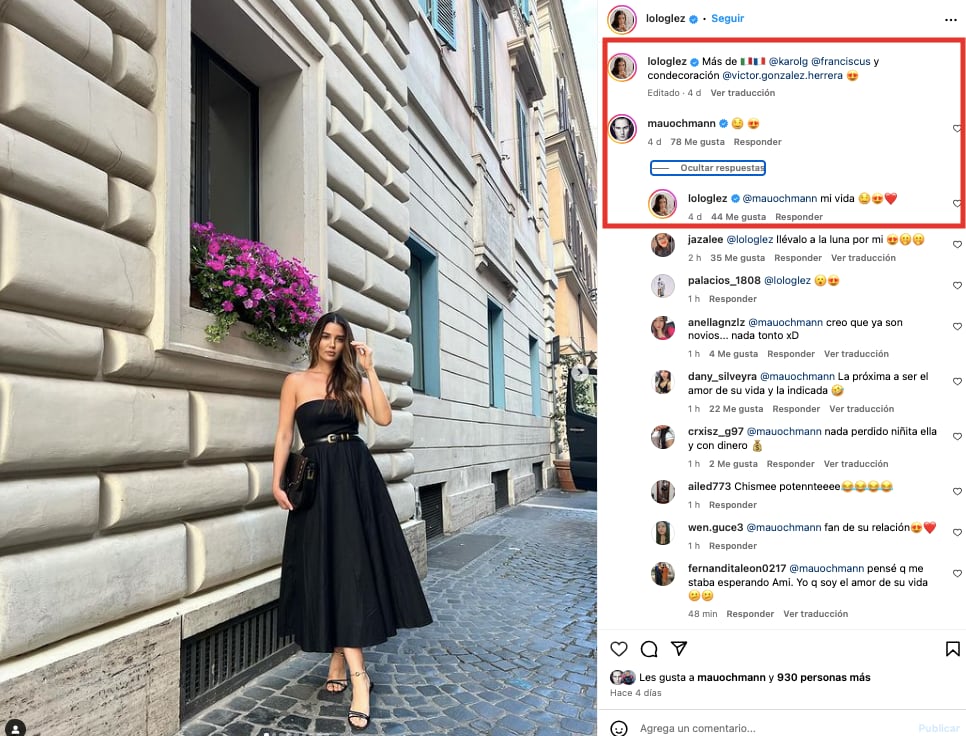 Lorena González y Mauricio Ochmann se coquetean