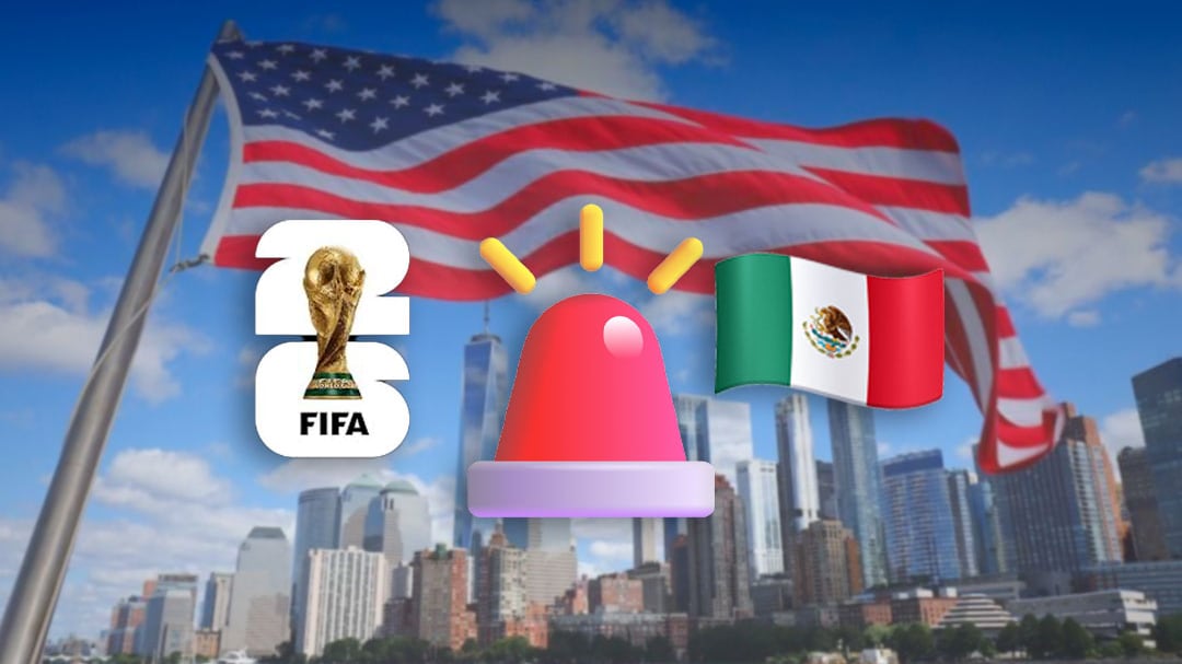 Estados Unidos lanza alerta de viaje para México previo al Mundial 2026