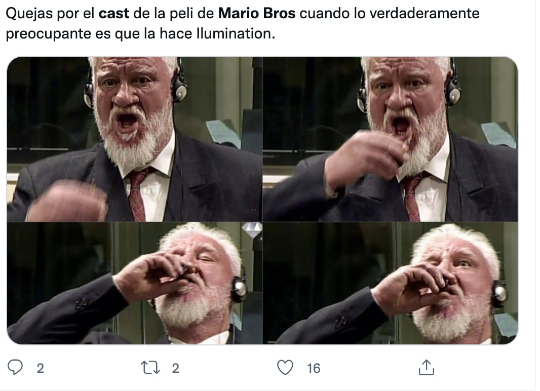 Memes de Chris Pratt por su nuevo personaje de Mario Bros