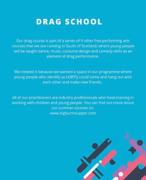 Comunicado primera escuela de drag queens