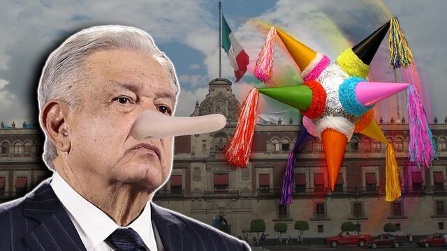 Madres buscadoras partieron una piñata para denunciar la indiferencia y las mentiras del gobierno de AMLO