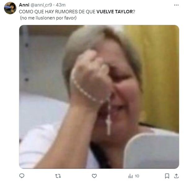 Memes de Taylor Swift por su regreso a Latinoamérica