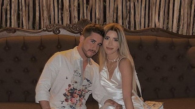 Priscy Escoto y su ex novio.