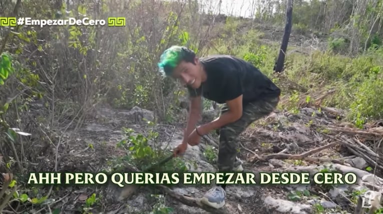 Rafa Polinesio viviendo en la selva