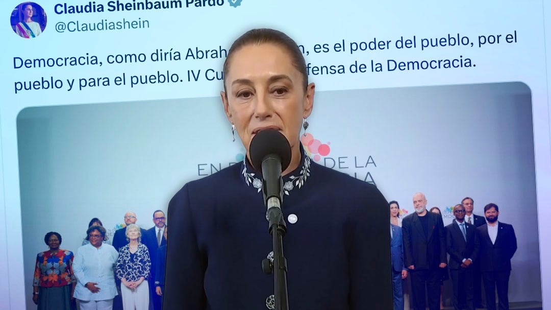 Sheinbaum confirma a México como sede de la próxima cumbre de democracia