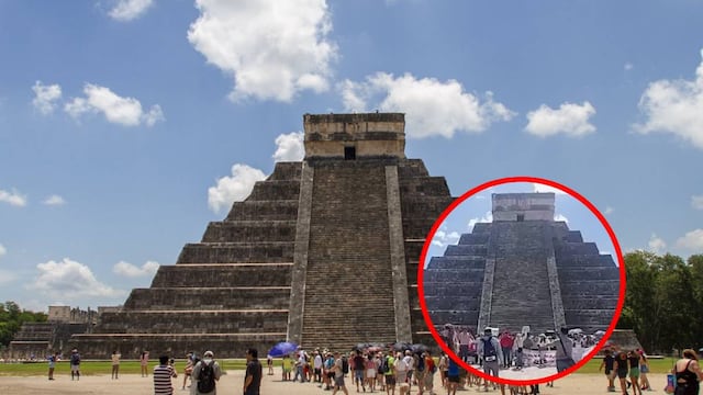 CNTE protesta en Chichen Itzá