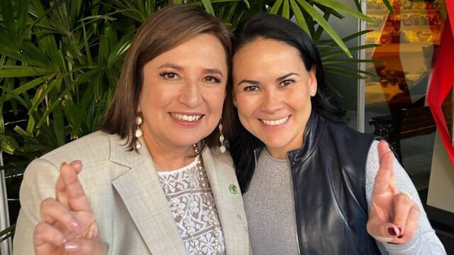 Xóchitl Gálvez y Alejandra del Moral