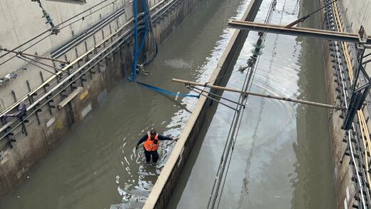 Línea A del Metro CDMX restablece circulación total, tras bombeo de vías por inundaciones
