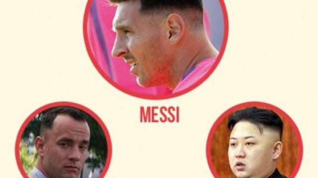 FOTO: Se mofan del nuevo peinado de Lionel Messi