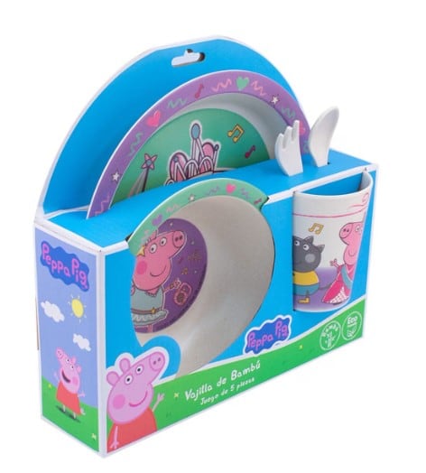 Vajilla infantil de Peppa Pig