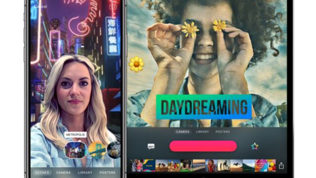 'Clips 2' en un iPhone X y para el iPad.