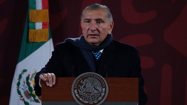 Adán Augusto López en la mañanera