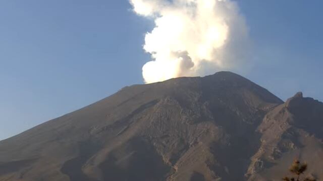 Volcán Popocatépetl del 19 de abril