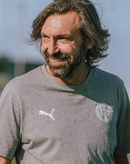Andrea Pirlo, exfutbolista y entrenador de Italia
