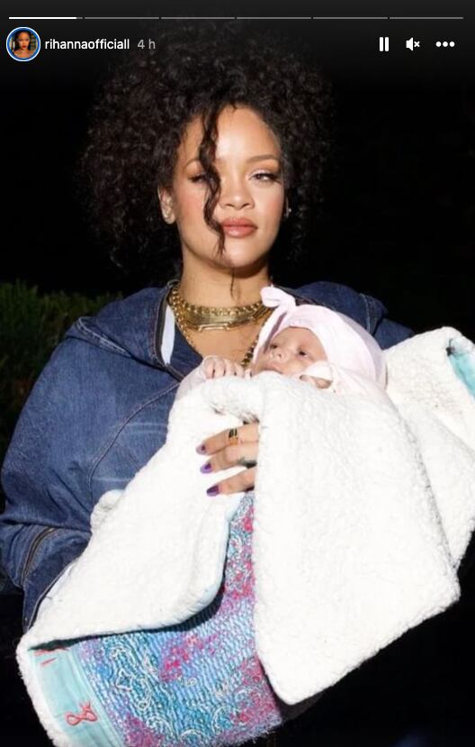 Rihanna y A$AP Rocky presumen fotos familiares junto a sus dos hijos, RZA y Riot