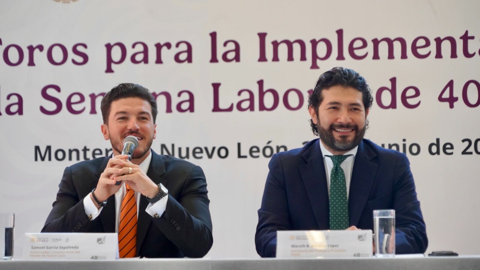 Foros de la jornada laboral de 40 horas en México: Samuel García pide estímulos fiscales para la transición