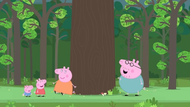 Peppa Pig, bosque