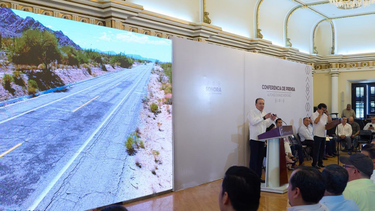 Alfonso Durazo anuncia inversión de mil 800 millones de pesos para la carretera Sonoyta-Puerto Peñasco